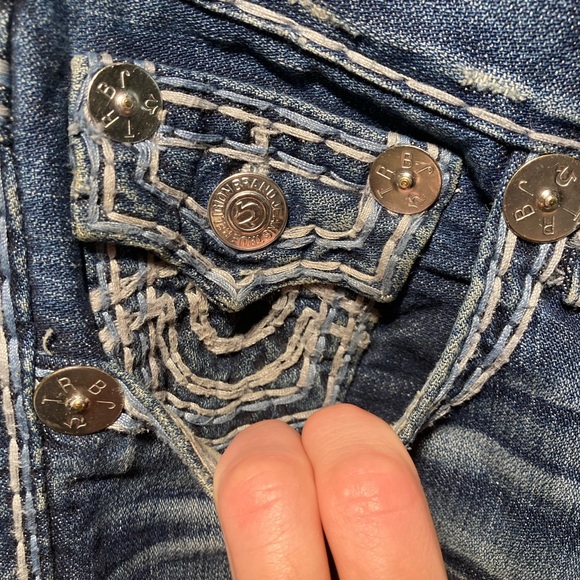 Rare! OG 🇺🇸 True Religion Ricky Super QT size 30x34 unaltered 👀😱 - Picture 3 of 9